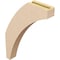Ekena Millwork 3-inch W x 18-inch D x 24-inch H Thorton Rough Cedar Woodgrain TimberThane Knee Brace, Primed BRCUR03X18X24THRRCPR - alternate 6